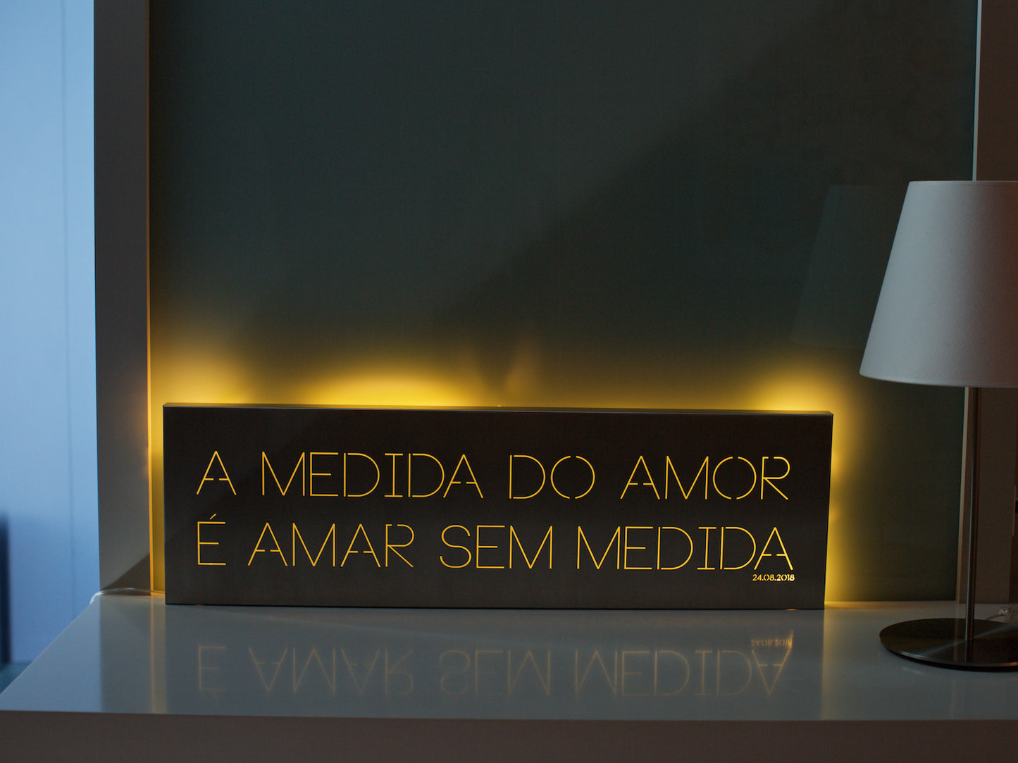 A medida do amor é amar sem medida/ A