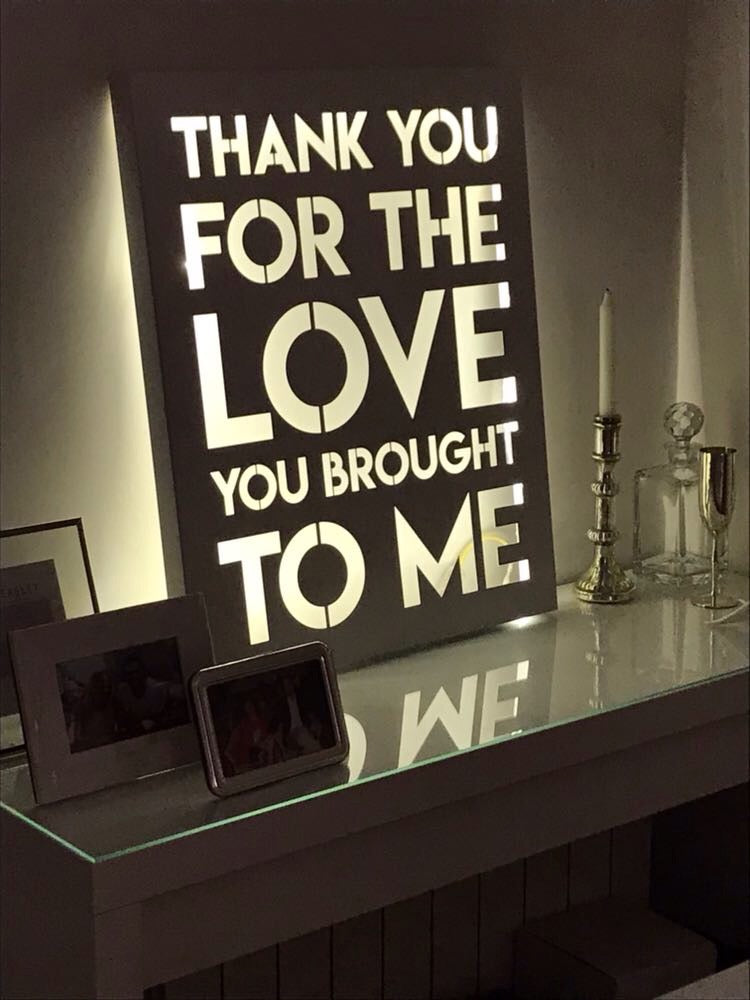 Thank you for the Love