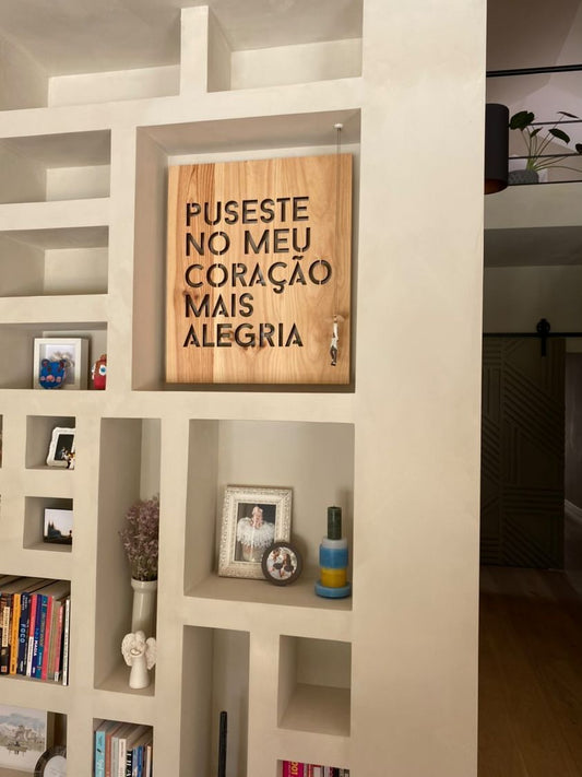 Puseste no meu coração mais alegria/ B