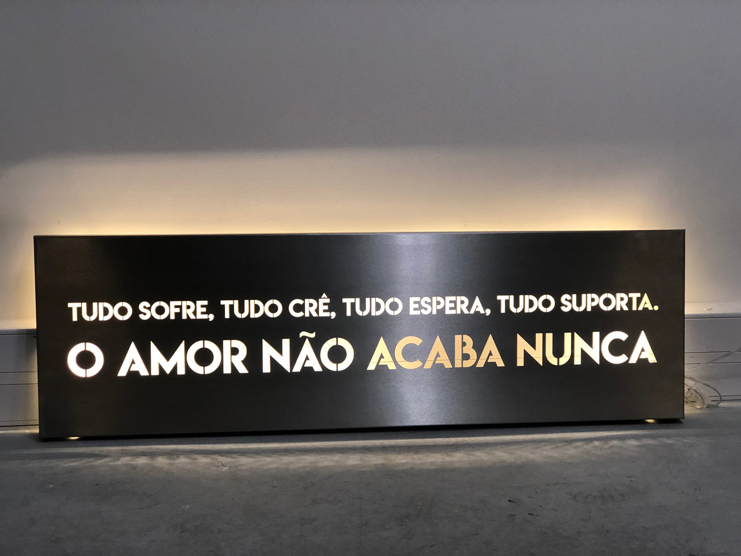 O amor não acaba nunca