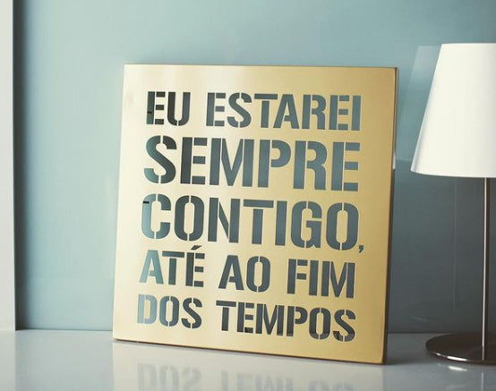 Eu estarei sempre contigo até ao fim dos tempos