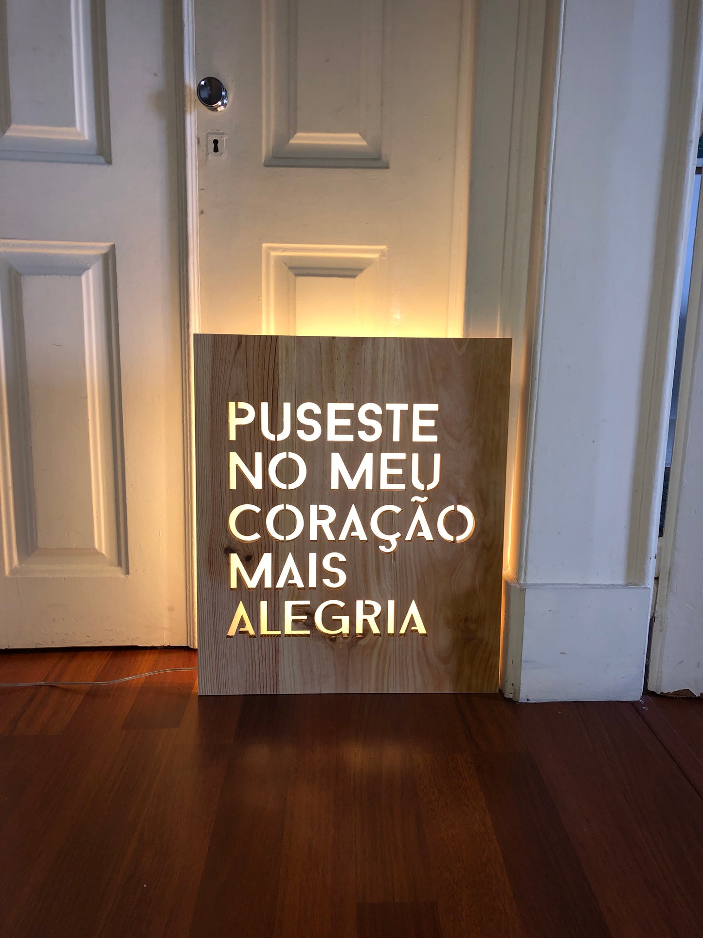 Puseste no meu coração mais alegria/ B